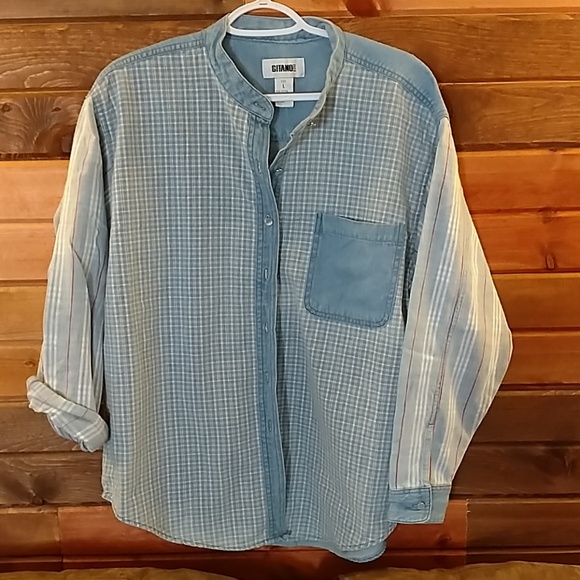 Gitano Tops - Vintage Gitano Denim Button Up